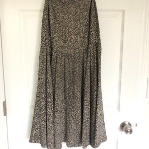 100% Silk Midi Skirt